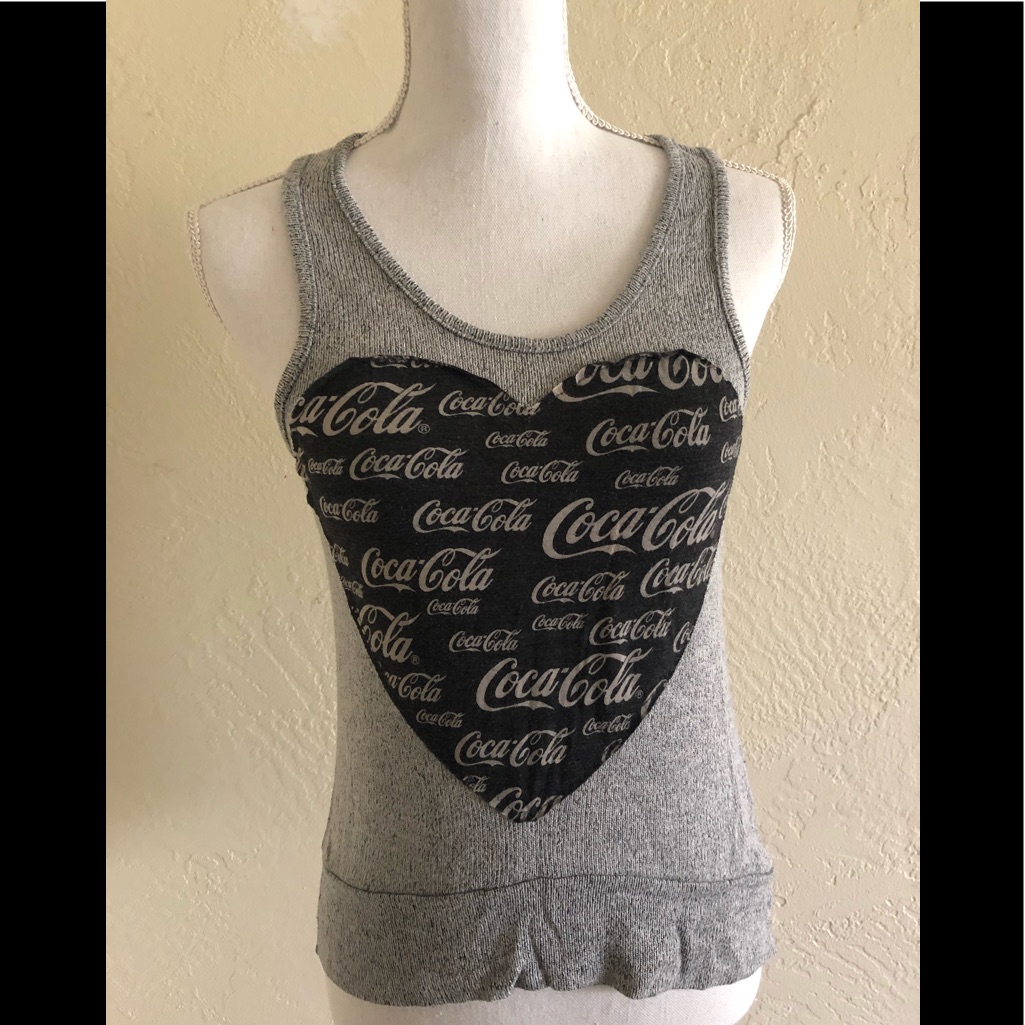 CocaCola Brand Tank Top Euc